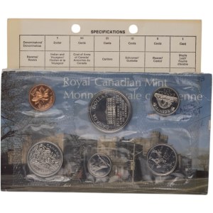 Canada 1973 Proof Like Coin Set with Large Bust 25 Cents