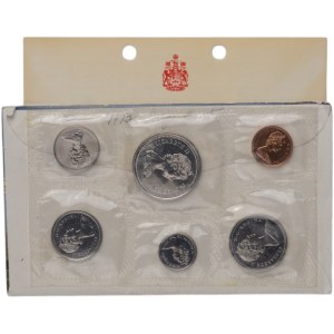Canada 1973 Proof Like Coin Set with Large Bust 25 Cents