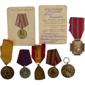 World Medal Lot Including Belgium, German, Russian.