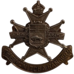 Canada King's Crown Manitoba Rangers Cap Badge