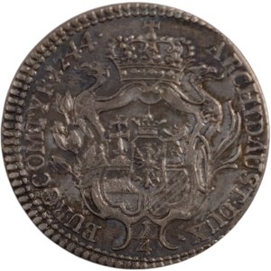 Hongrie 1744 Argent 1/4 Thaler