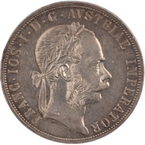 Austria 1877 Vienna Silver 2 Florin