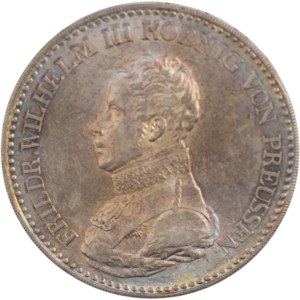 Germany 1818 D Prussia Silver 1 Thaler