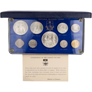Bahamas 1966 Mint Set (9 Pieces)