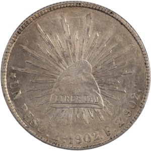 Mexique 1902 Zs FZ Argent 1 Peso