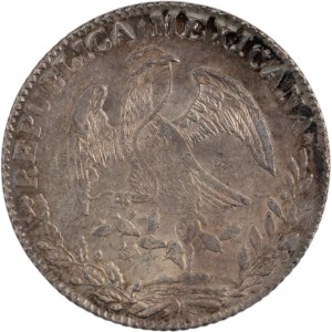 Mexico 1849 Go PF Silver 8 Reales