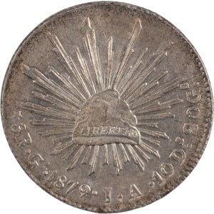 Mexico 1879 Ga JA Silver 8 Reales