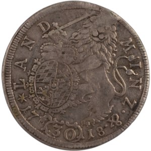 Germania 1718 Baviera Argento 30 Kreuzer