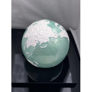 Barbade 2023 $5 Planet Earth : Frozen Marble 3oz Pure Silver Coin