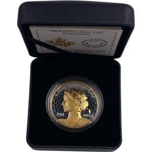Canada 2024 $1 Peace Dollar Pure Silver Coin