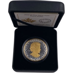 Canada 2024 $1 Peace Dollar Pure Silver Coin