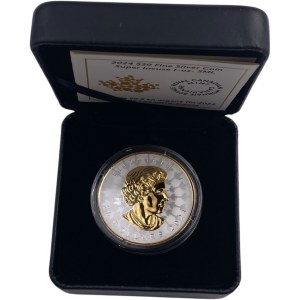 Canada 2024 $20 Super Incuse 1oz Silver Maple Leaf Coin