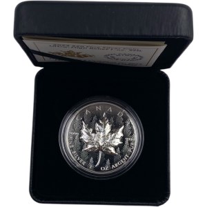 Canada 2024 $20 Feuille d'érable en argent 1oz en ultra haut relief Pièce en argent pur