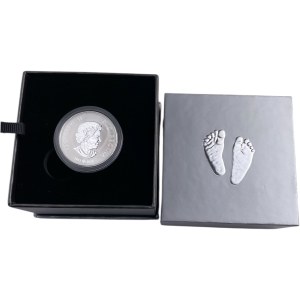 Canada 2024 $10 Welcome To The World: Baby Feet Pure Silver Coin