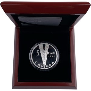 Canada 2024 5 Cent Lost Designs: Emanuel Hahn's Wheat 2oz Pure Silver Coin