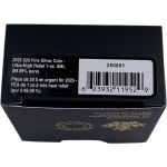 Canada 2025 Moneta d'argento da 20 dollari ad altissimo rilievo con placcatura in oro rosa da 1 oz.