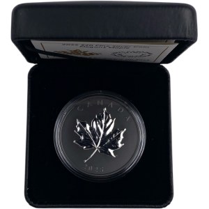Canada 2025 $ 20 Rodio Nero Elegante Moneta d'argento puro da 1 oz.