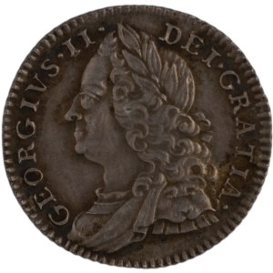 Great Britain 1758/7 Silver 6 Pence