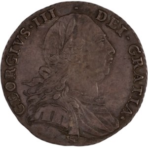 Srebrne szylingi Wielkiej Brytanii z 1787 r.