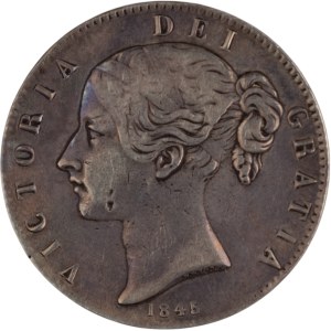 Great Britain 1845 Silver Crown
