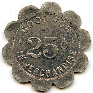 Kanada Alvinston Lambton Co. Ontario J.E. Pedlow Merchant Token 24-C-C