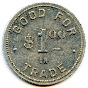 Canada Alvinston Lambton Co. Ontario R.J. Nicholson Merchant Token 24-F-A
