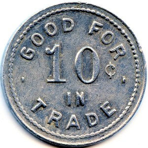 Canada Alvinston Lambton Co. Ontario R.J. Nicholson Merchant Token 24-F-D