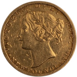 Canada Newfoundland 1870 $2 Gold Coin