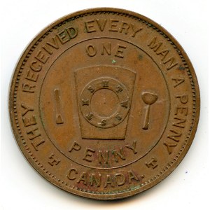 Canada London Middlesex Co. Ontario. Masonic Token
