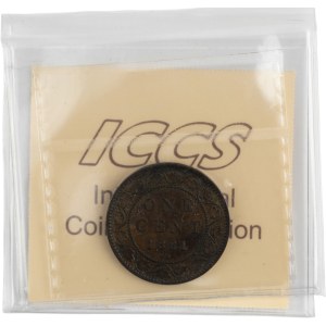 Canada 1881H 1 Cent doppio dado dritto