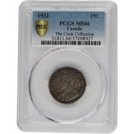Canada 1932 25 Cent Ex. The Cook Collection