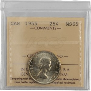 Canada 1955 25 Cent