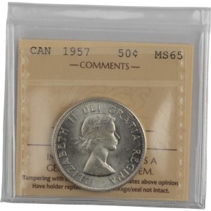 Canada 1957 50 Cent