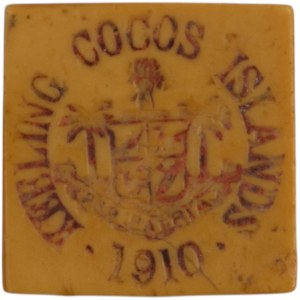 Keeling Cocos Islands British Territory 1913 25 Cents