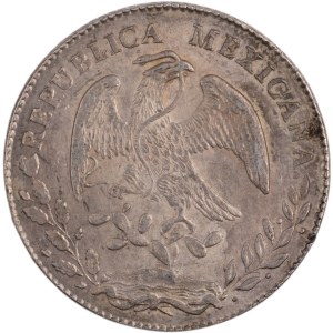 Mexique 1876 Pi MH Argent 8 Reales