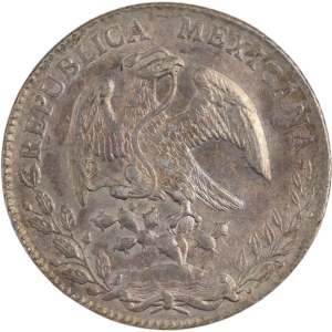 Mexique 1877 Mo MH Argent 8 Reales