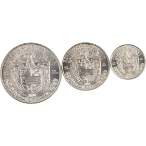 Panama 1962 Silver (3 Coins)