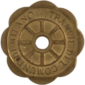 Italy 1920 Milan Tram Jeton