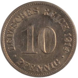 Germany 1914 G 10 Pfennig