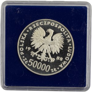 Poland 1988 Silver 50000 Zlotych