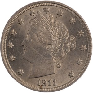 United States 1911 5 Cents