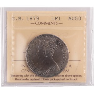 Great Britain 1879 Silver 1 Florin