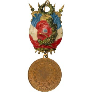 France 1885 Medal Victor Hugo