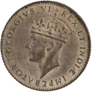 East Africa British 1944 Silver 50 Cents