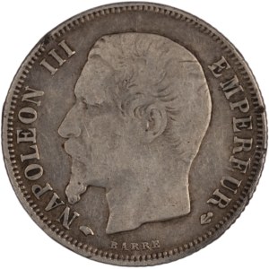France 1855 A Silver 1 Franc