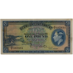 Bermuda 1947 1 Pound Banknote