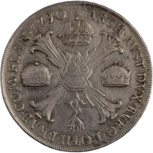 Austria 1790 M Austrian Netherlands Silver 1 Kronenthaler