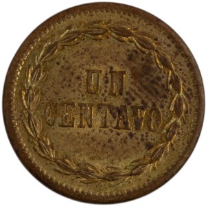 Dominican Republic 1877 1 Centavo