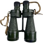 Velká Británie Druhá světová válka Binokulární dalekohled 7 x 50 Bino Prism No 5 Mk IV s pouzdrem.