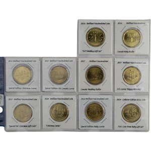 Canada 2016 - 2024 Loonies commemorativi Lotto da collezione (10 pezzi)